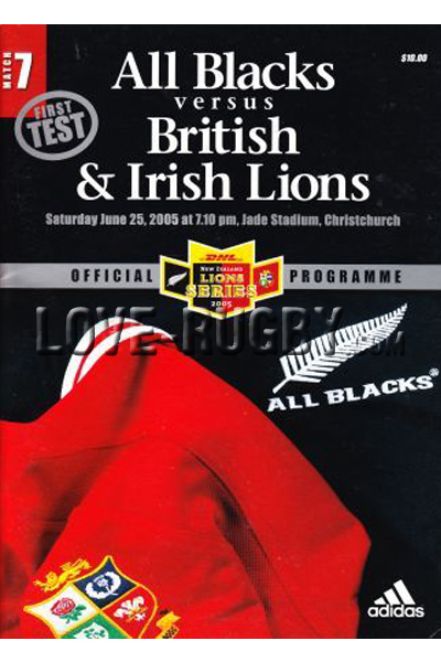 2005 New Zealand v British and Irish Lions  Rugby Programme